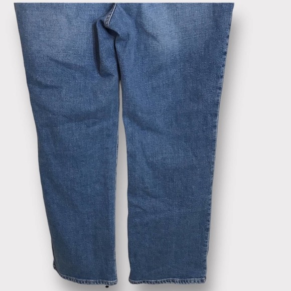 Madewell Women's Slim Demi-Boot Jeans Size 32 NWT Blue Flare High Rise $128 NWT - Picture 10 of 14